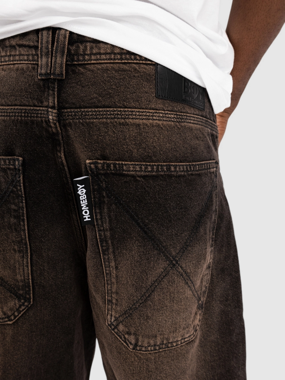 Homeboy X-Tra Monster Jeans black label dirty black