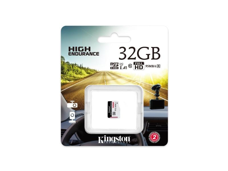 Kingston microSDHC-Karte High Endurance UHS-I U1 32 GB SD-Karte, UHS-I U1 A1, 32 GB