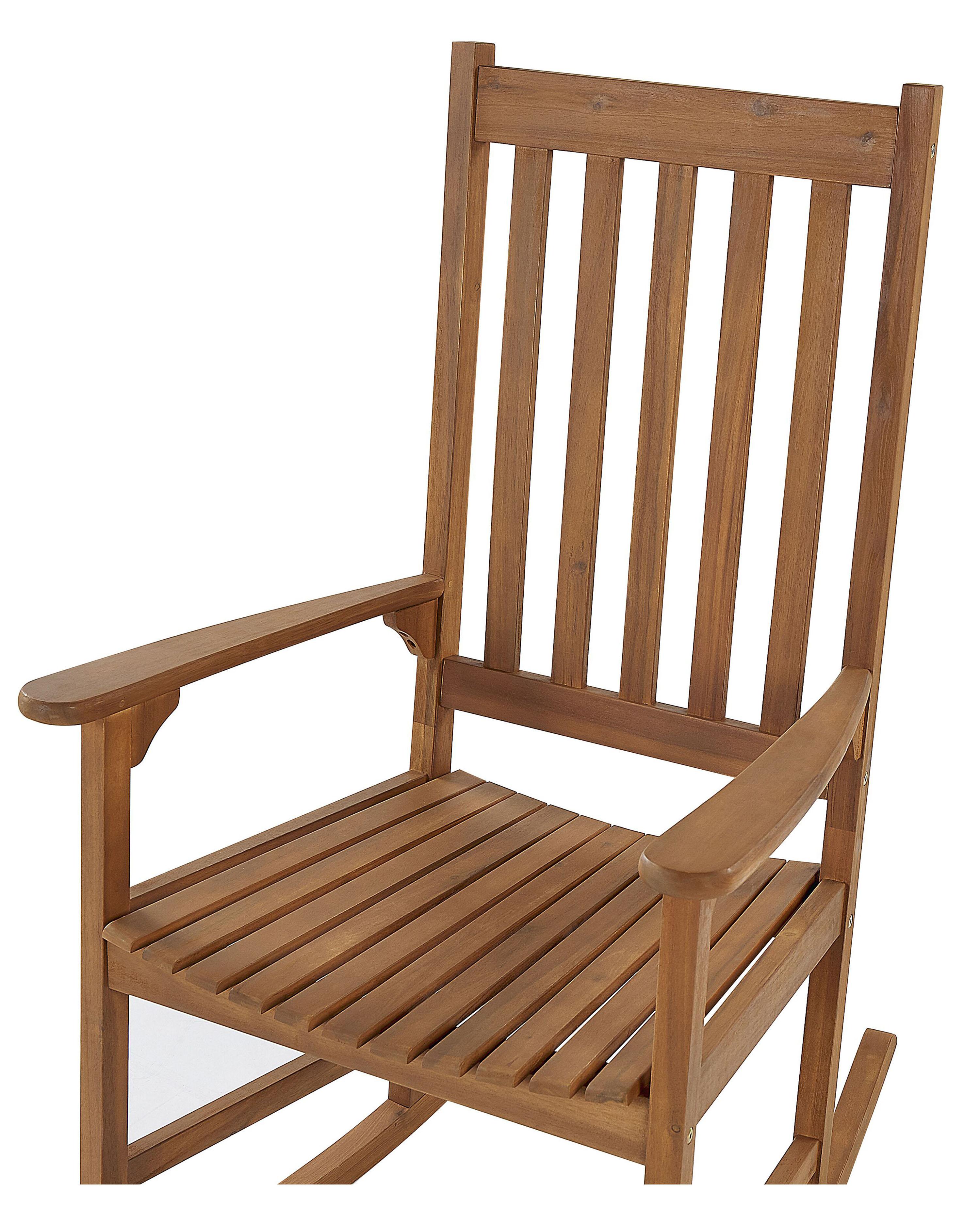 Schommelstoel BOJANO Acaciahout Bruin