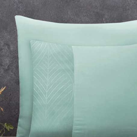 Dekbedovertrek Embossed Berlin - Mintgroen