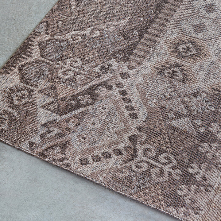 Wollen patchwork vloerkleed - Olympus 9000 Grijs