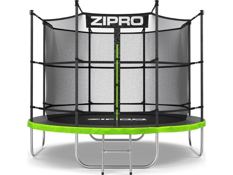 Zipro Trampolin med net og stige Ø252cm   pose til sko