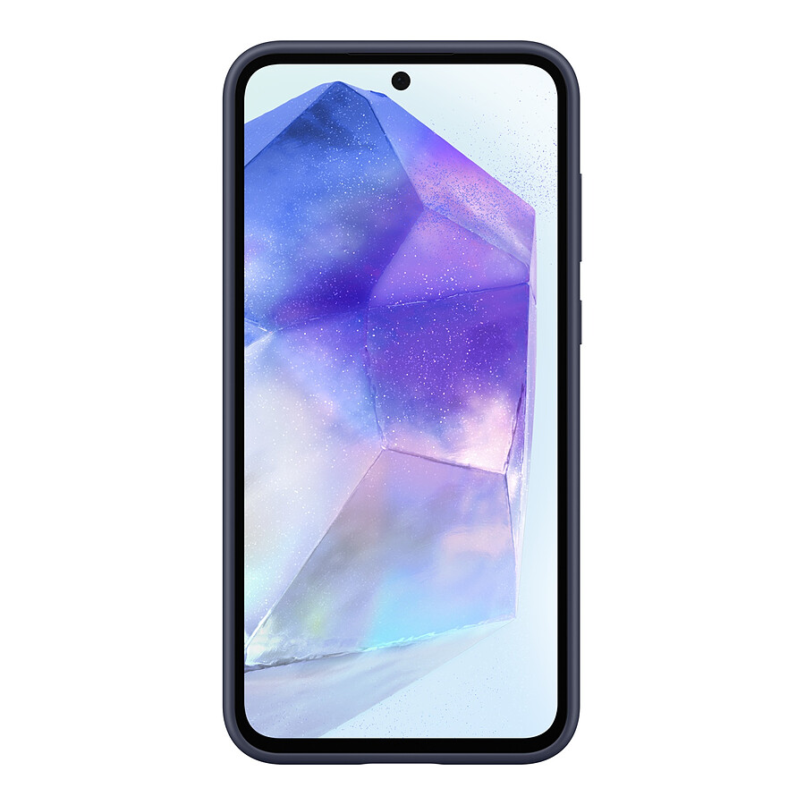 Samsung Coque silicone avec Lanière (Bleu) - Samsung Galaxy A55 5G