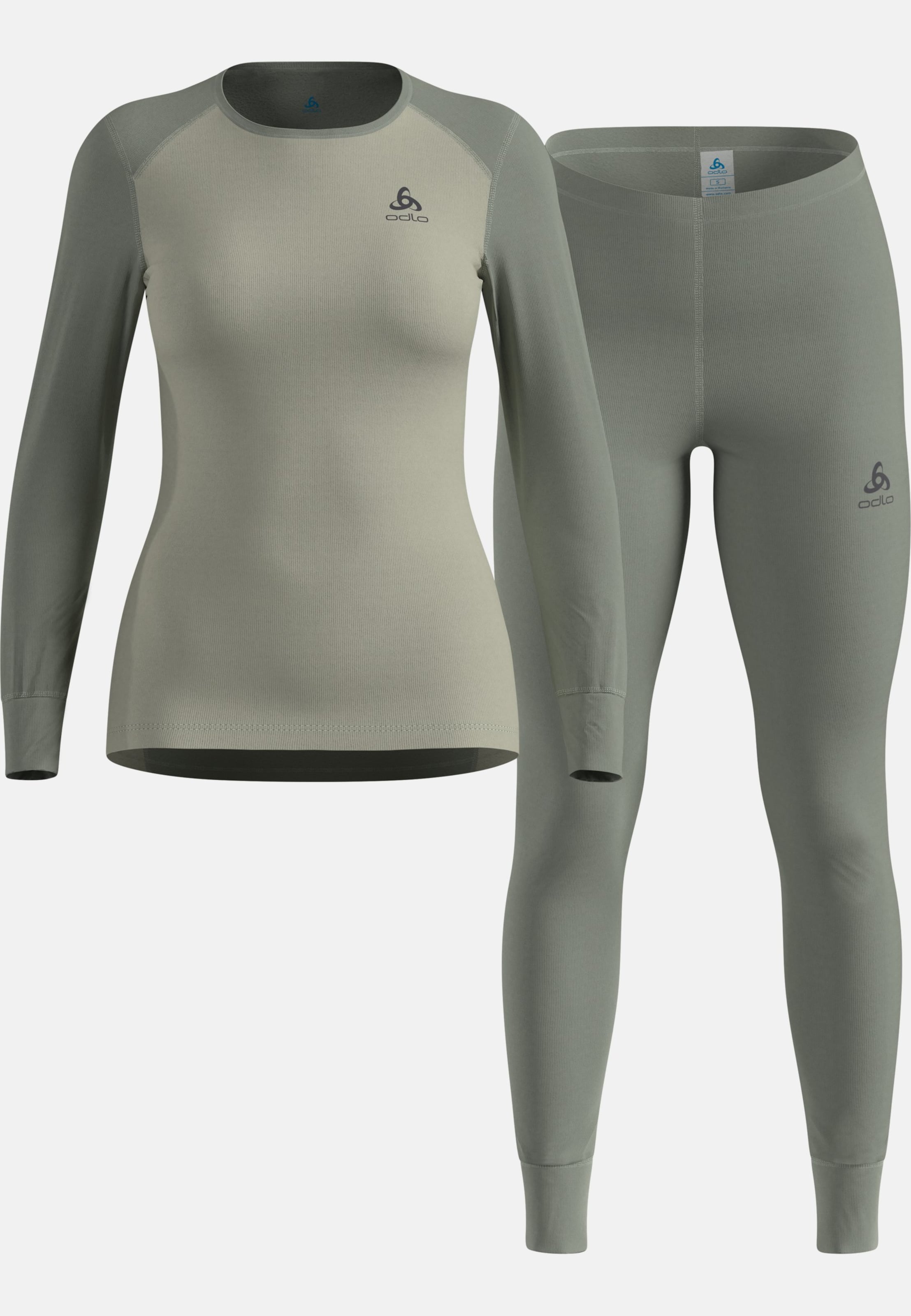 Active Warm Base layer Set in shadow - agate gray