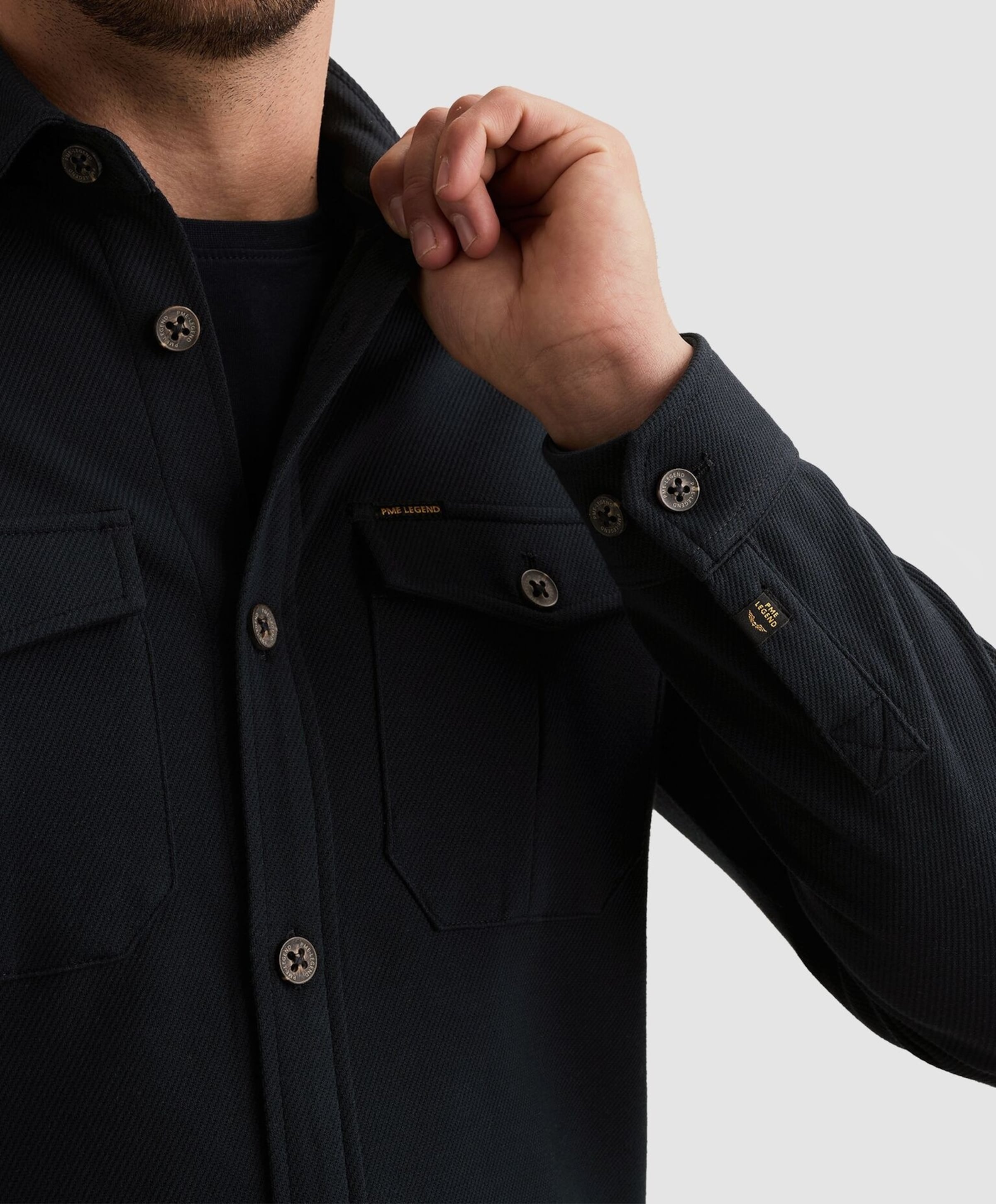 PME Legend Heren overshirt blauw