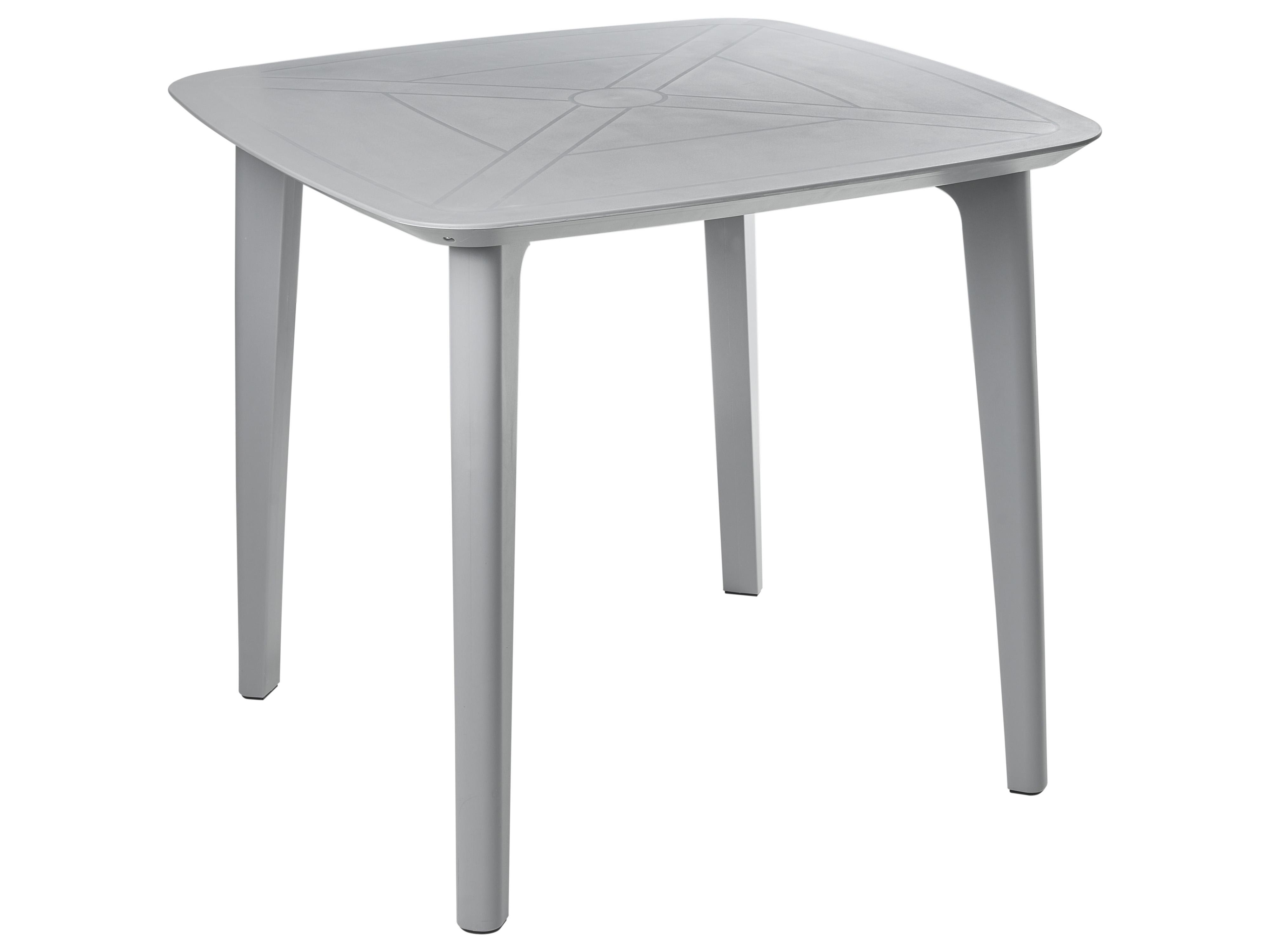 Tuin eettafel SORICO 86 cm 86 cm Grijs