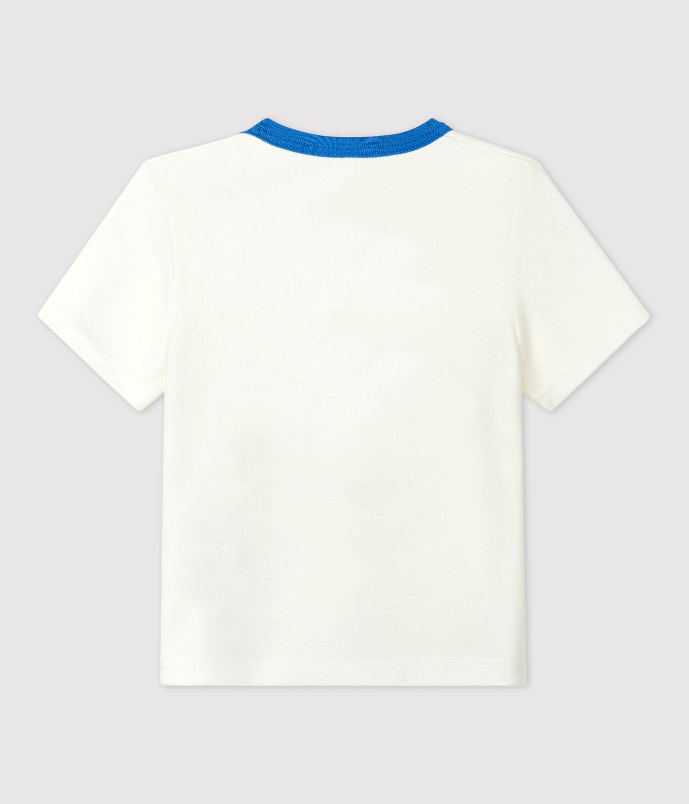 Tee-shirt manches courtes à motif marin en coton bébé