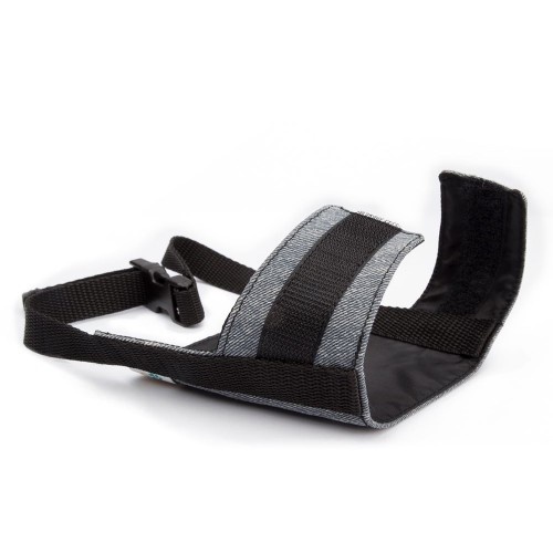 Focinheira Pamppy Dog com velcro, estilo jeans desgastado