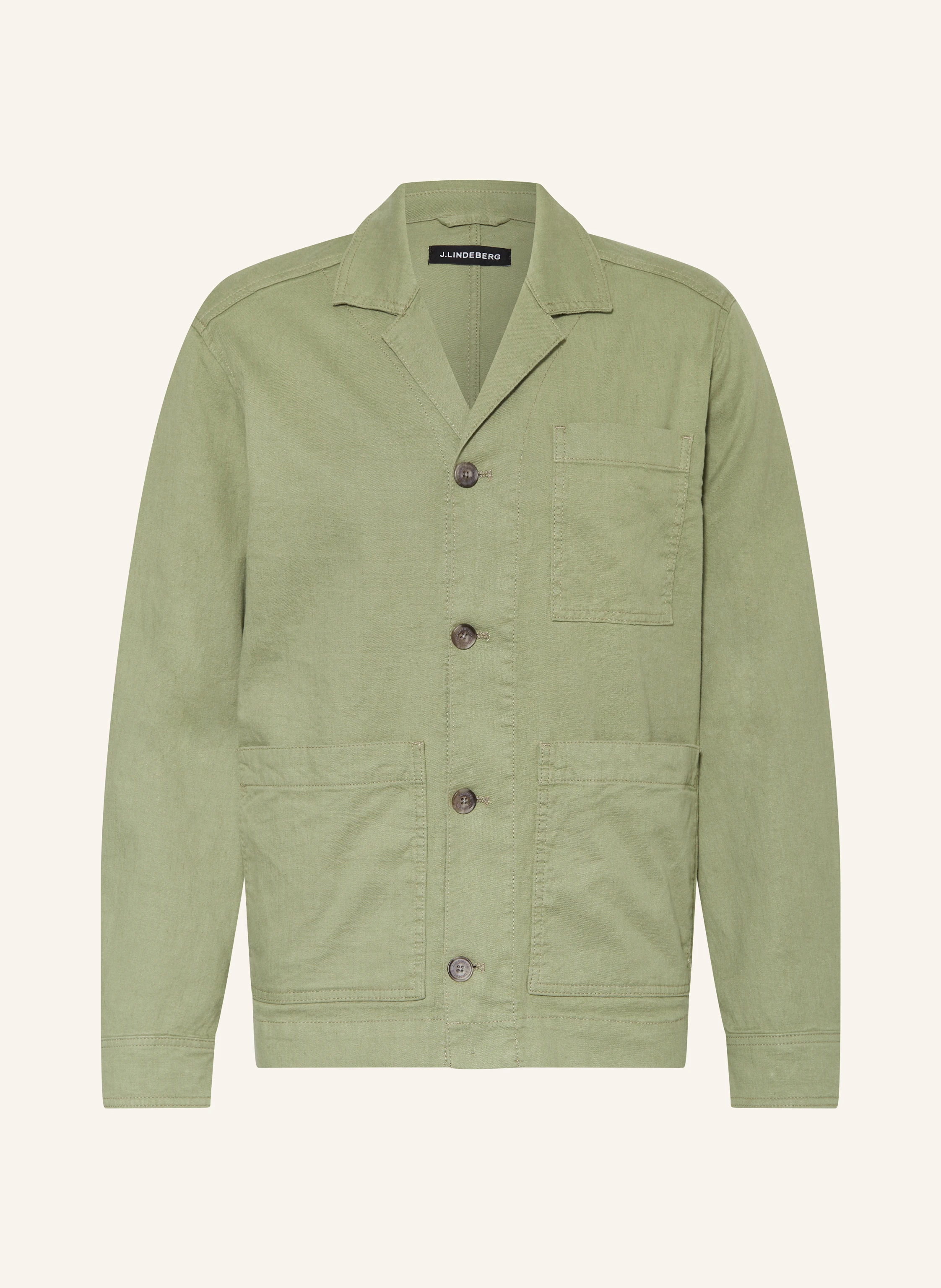 J.LINDEBERG Overjacket mit Leinen