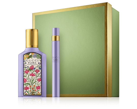 Gucci Flora by Gucci Gorgeous Magnolia Set mit Mini EdP Spray 50ml-10ml