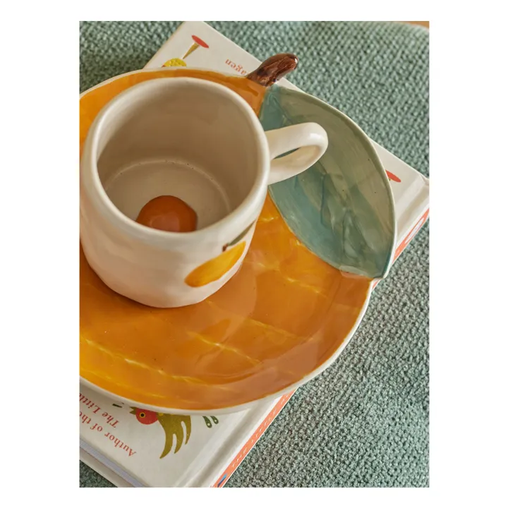 Bloomingville Mini Tasse Agnès Orange en grès