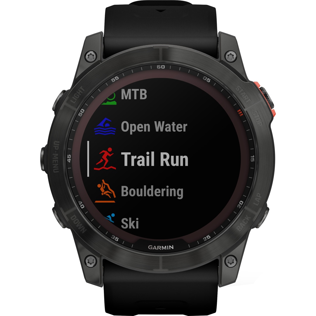 Garmin Fenix 7X Solar Schiefergrau / Schwarz