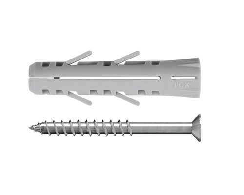 Tox Barracuda 8/40 expansieankers + schroef, 10 stuks