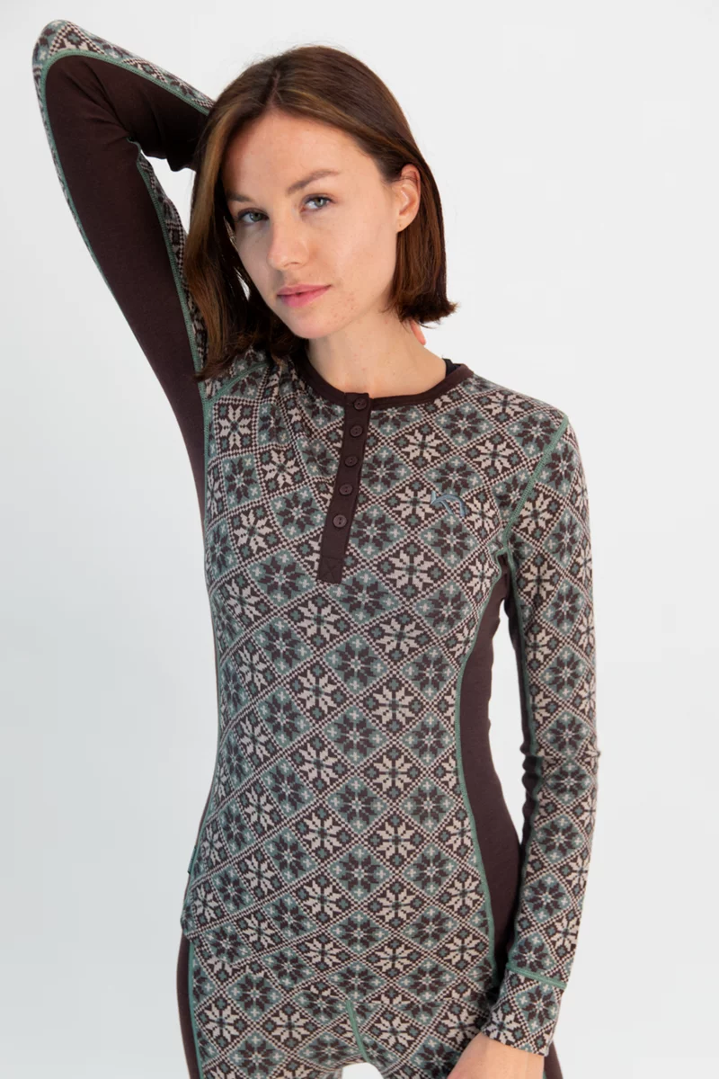 Kari Traa Rose Merino Damen Thermo Longsleeve