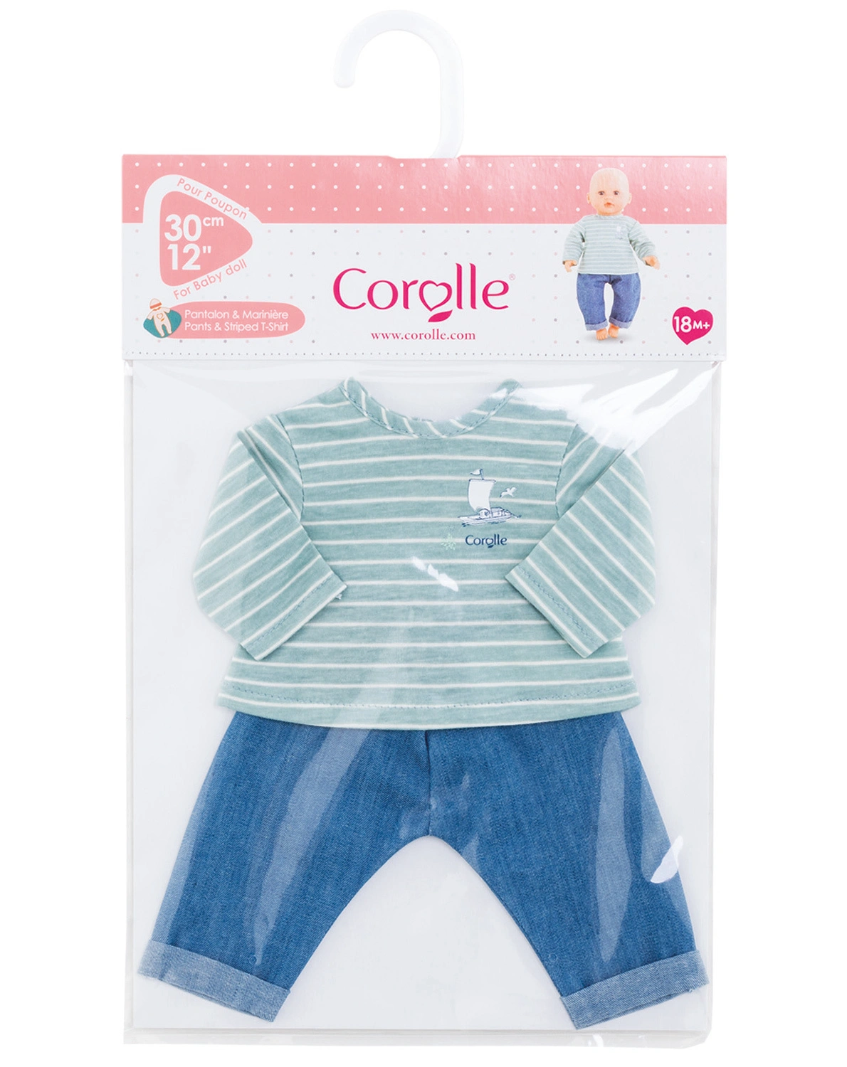 Puppenkleidung MON PREMIER POUPON - JEANSOUTFIT LOIRE (30cm)