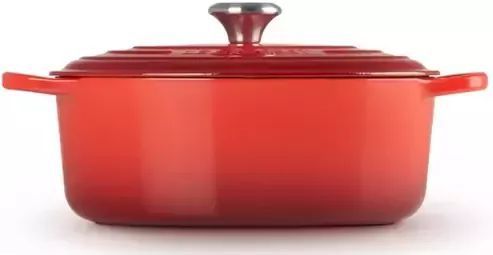 Le Creuset - Braadpan Signature - Ovaal - Kersenrood - Gietijzer