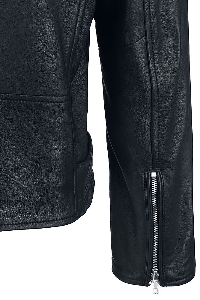The Road Crew | Black Premium by EMP Veste en cuir