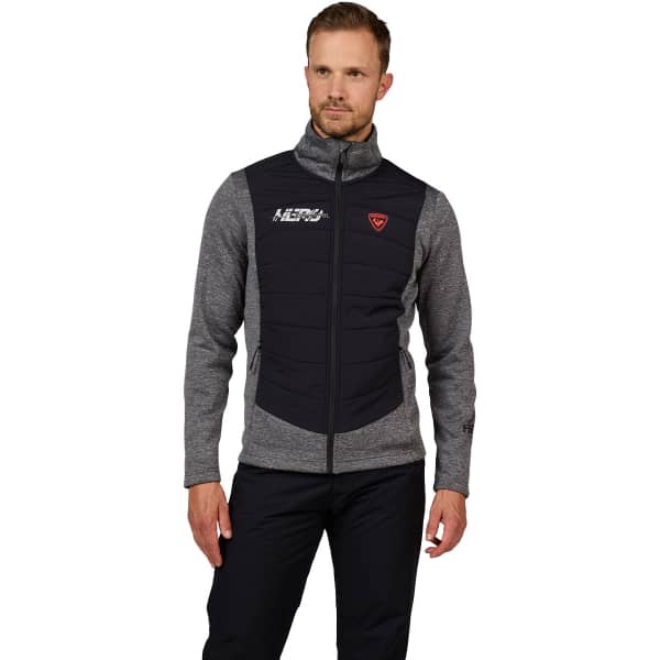 Veste polaire ROSSIGNOL NEW HERO CLASSIQUE HYBRID CLIM FZ HEATHER GREY