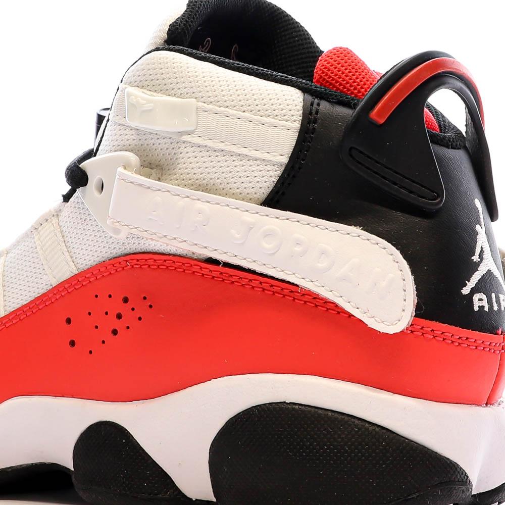 Nike Baskets Blanc/Rouge Garçon Nike Jordan 6 Rings