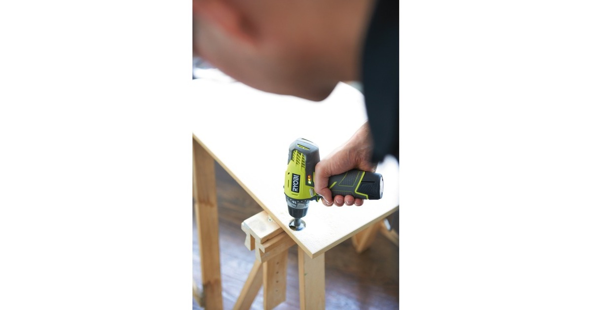 RyobiAccu-Compacte schroevendraaier, 12V schroeftol  (Groen/zwart)
