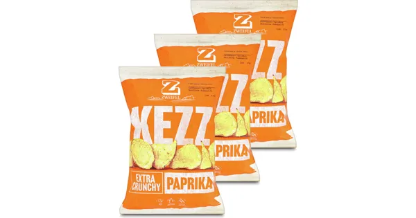 Zweifel Kezz Chips Paprika 3x110g
