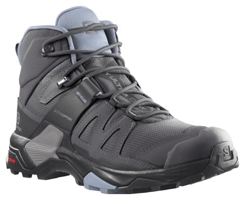 Chaussures de Randonnée Salomon X Ultra 4 Mid GTX Gris/Bleu Femme