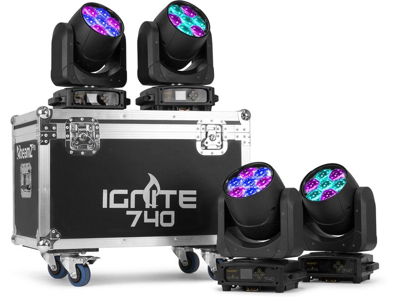 BeamZ Pro Flightcase FC740I4 Flightcase für 4x IGNITE740 Moving Heads