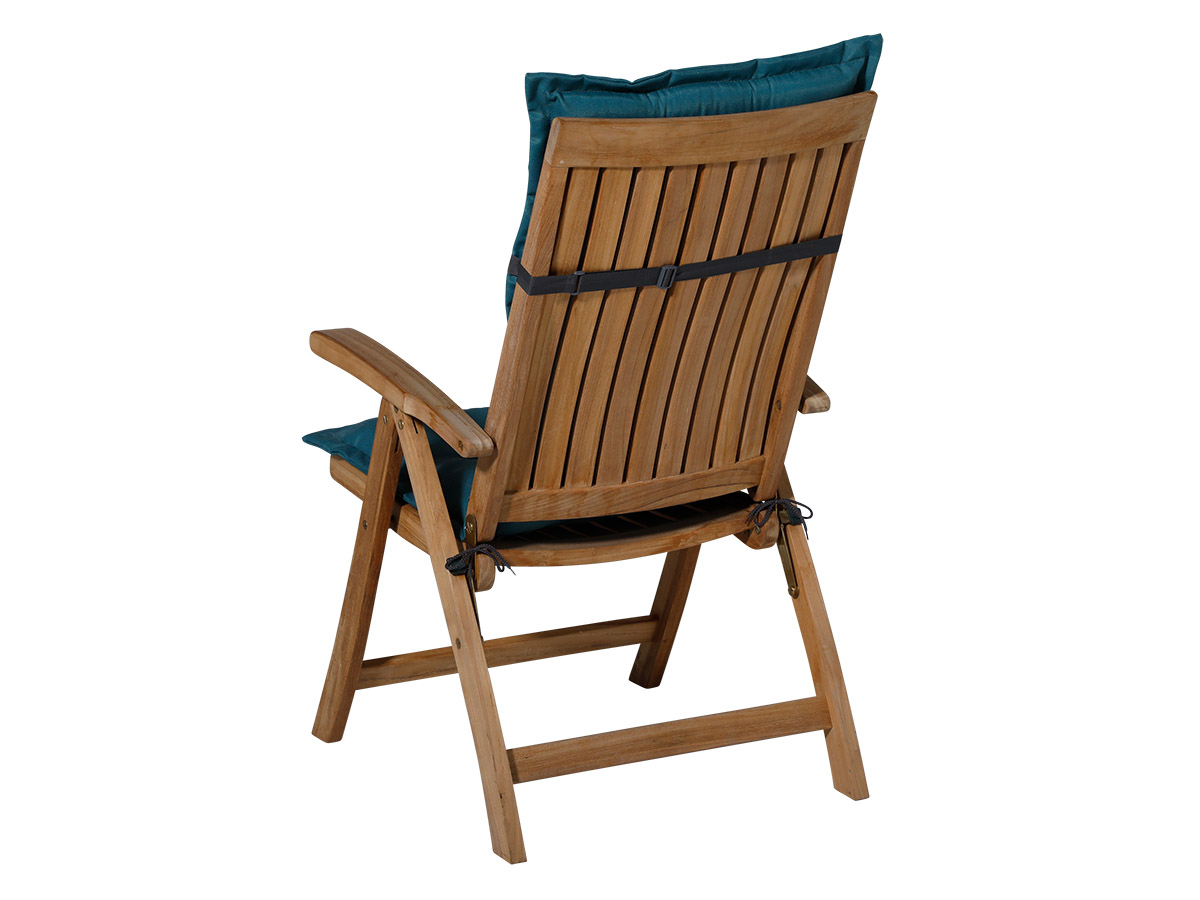 Madison Panama sea blue hoge rug tuinkussen