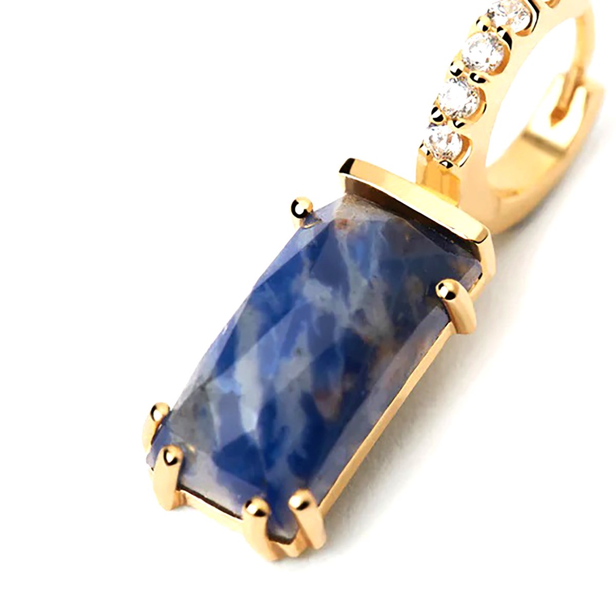 Boucle d'oreille individuelle PdPaola Kaori Sodalite
