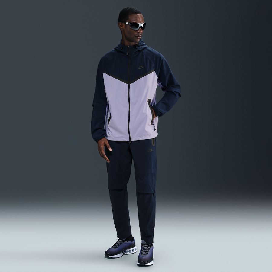 Nike Veste Tech Woven FZ - Hydrangeas/Bleu Foncé/Noir