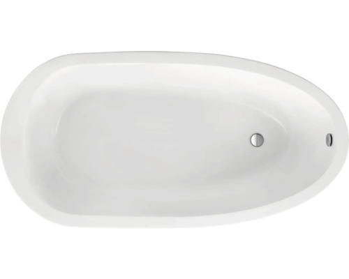 OTTOFOND Cornwall bad, 95 x 185 cm, glanzend wit, 703501