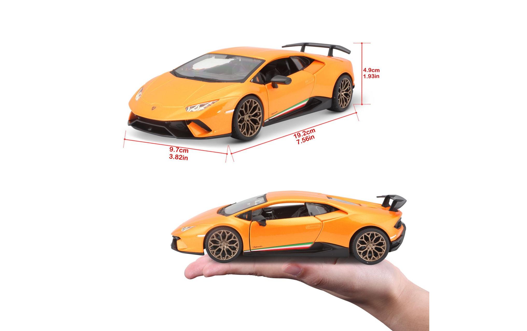 Lamborghini Huracan Performante Orange 1:24Sammlermodell im Massstab 1:24