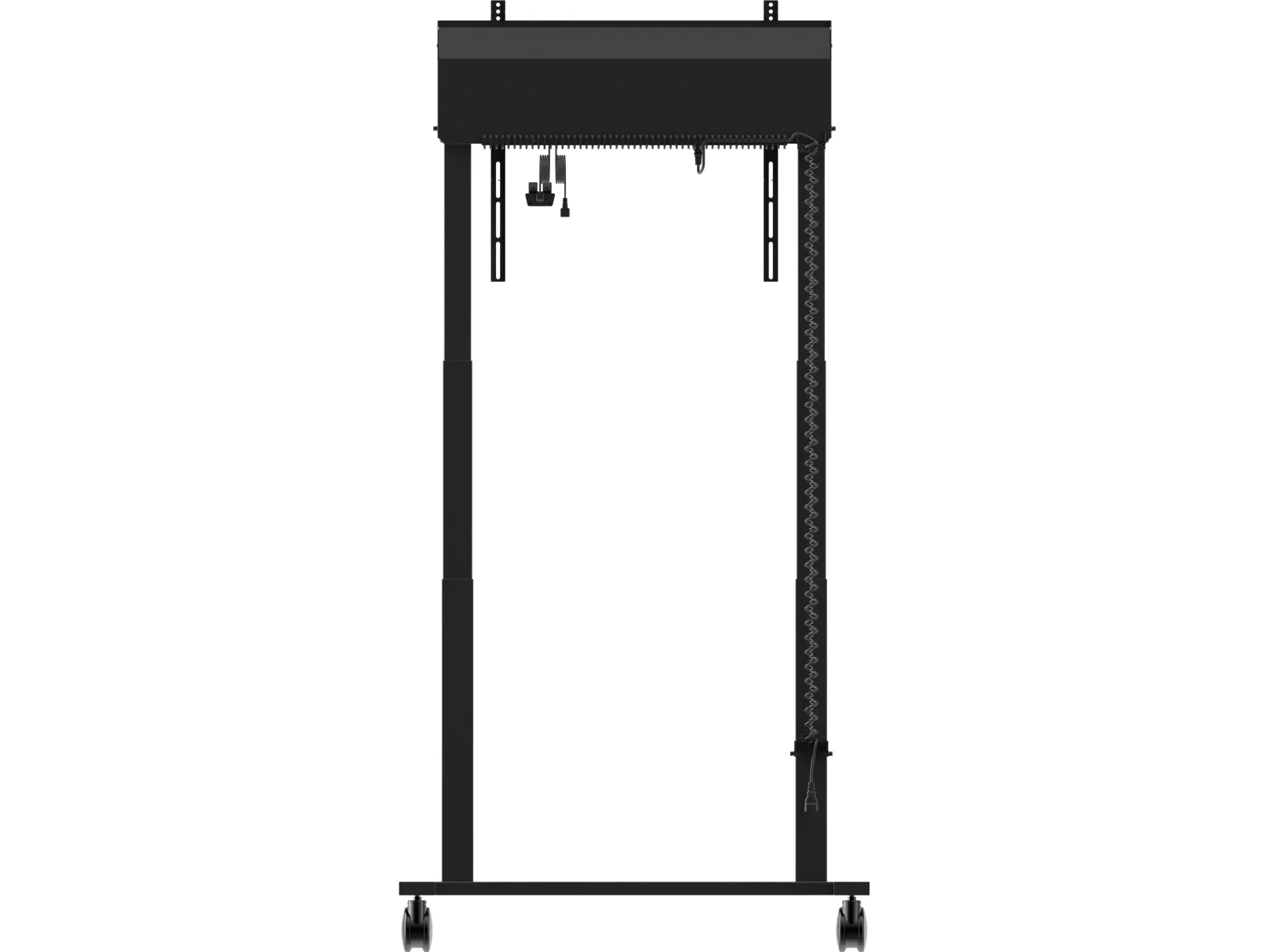 Iiyama MD-CAR2031-B1 - Vogn med hjul - dobbeltkolonne motoriseret - for fladt panel - med anti-kollision - sort - skærmstørrelse: 55