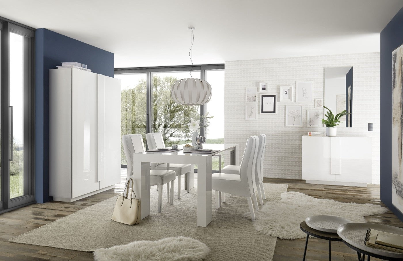 Benvenuto Design Jupiter Dressoir 2 Deurs Wit Hoogglans