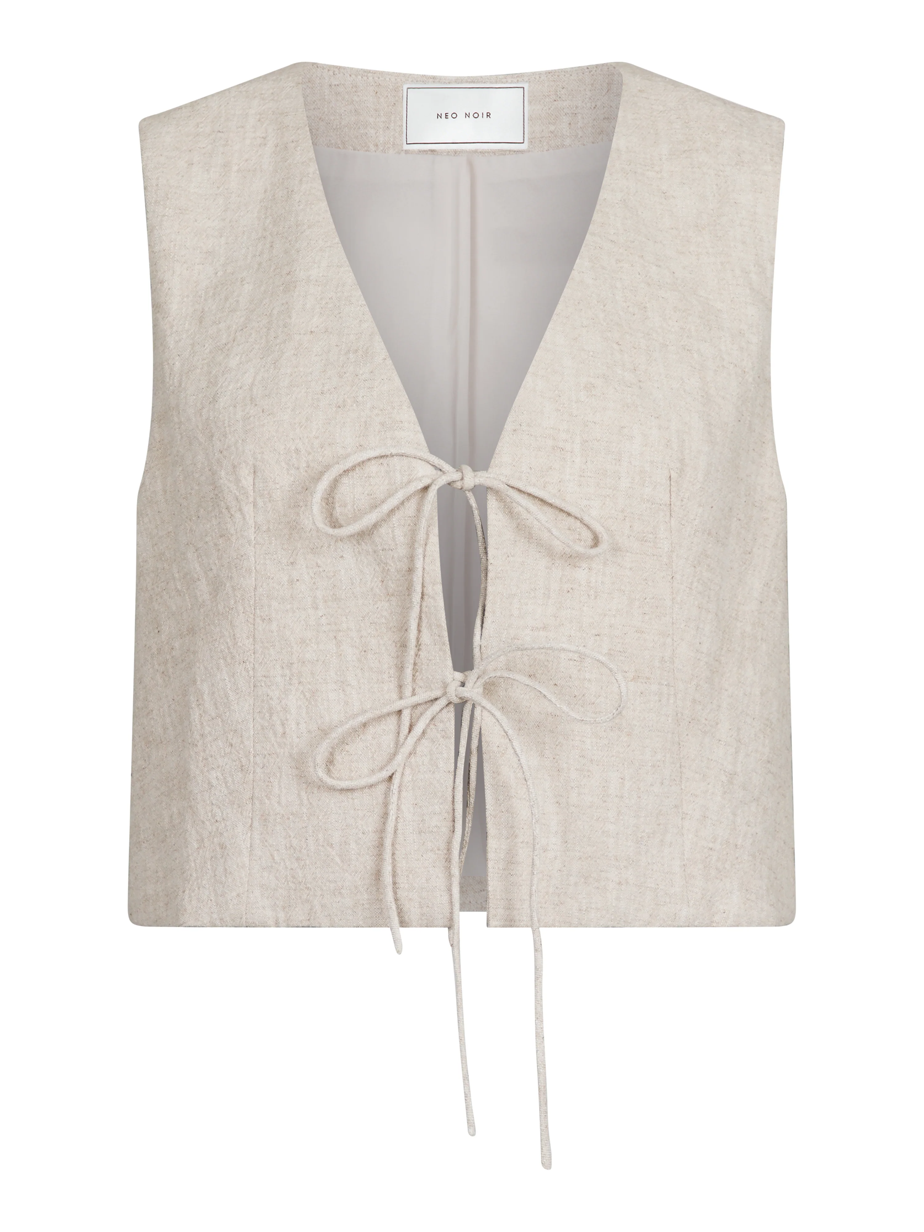 Neo Noir  Varsa Ramie vest - Hør