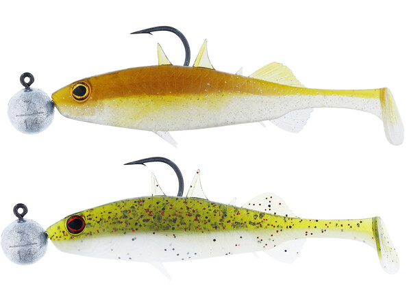 Leurres souples Westin Stanley The Stickleback Shadtail R 'N R 7.5cm (7g), assortiment (2 pièces)