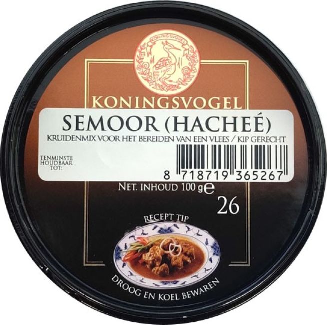 Koningsvogel Semoor Hachee Kruidenmix 100g (Nr. 26)