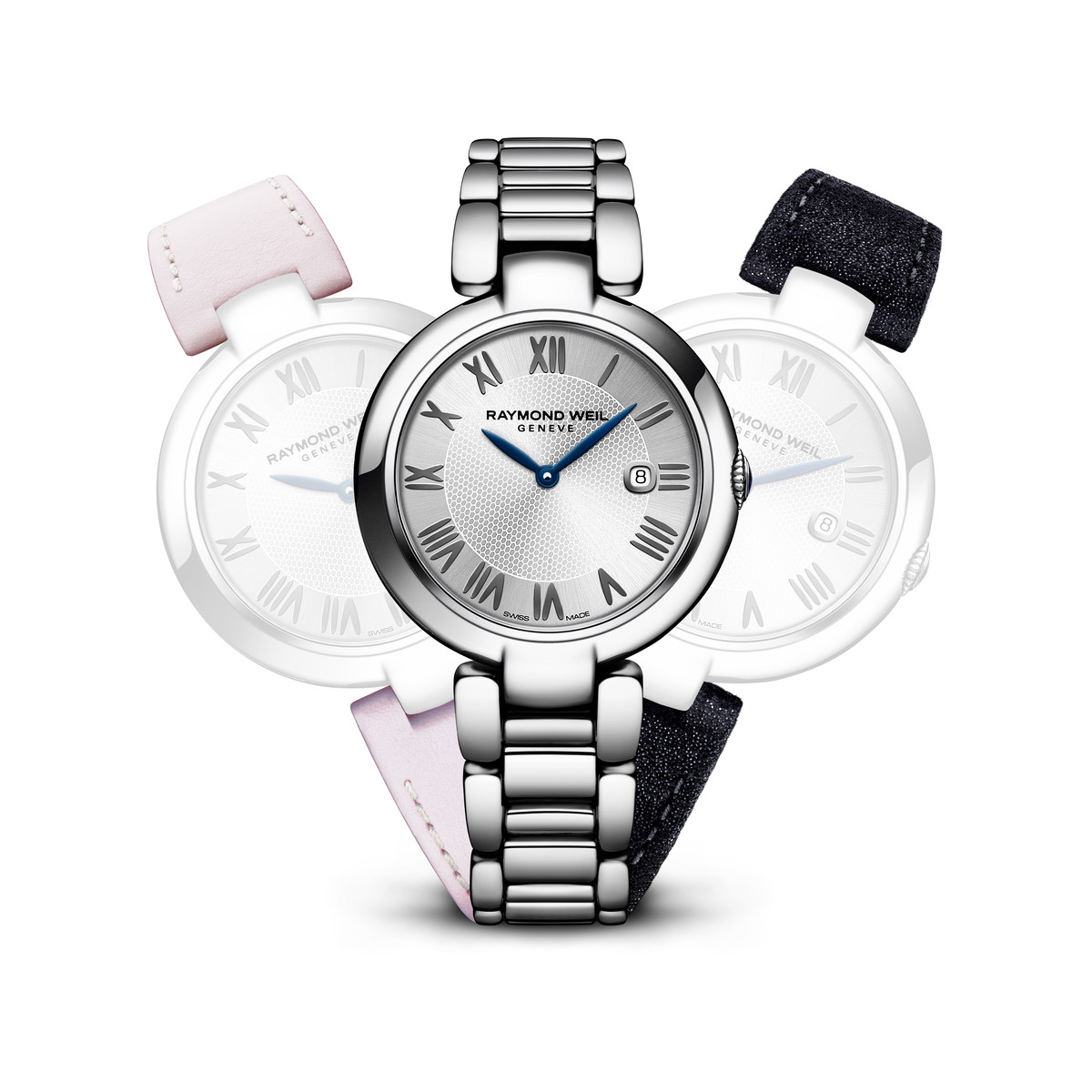 Montre Raymond Weil Shine femme acier cuir