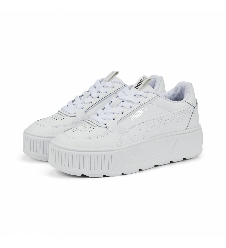 Tênis Puma Karmen Rebelle Branco - Altura da plataforma: 4,5 cm -