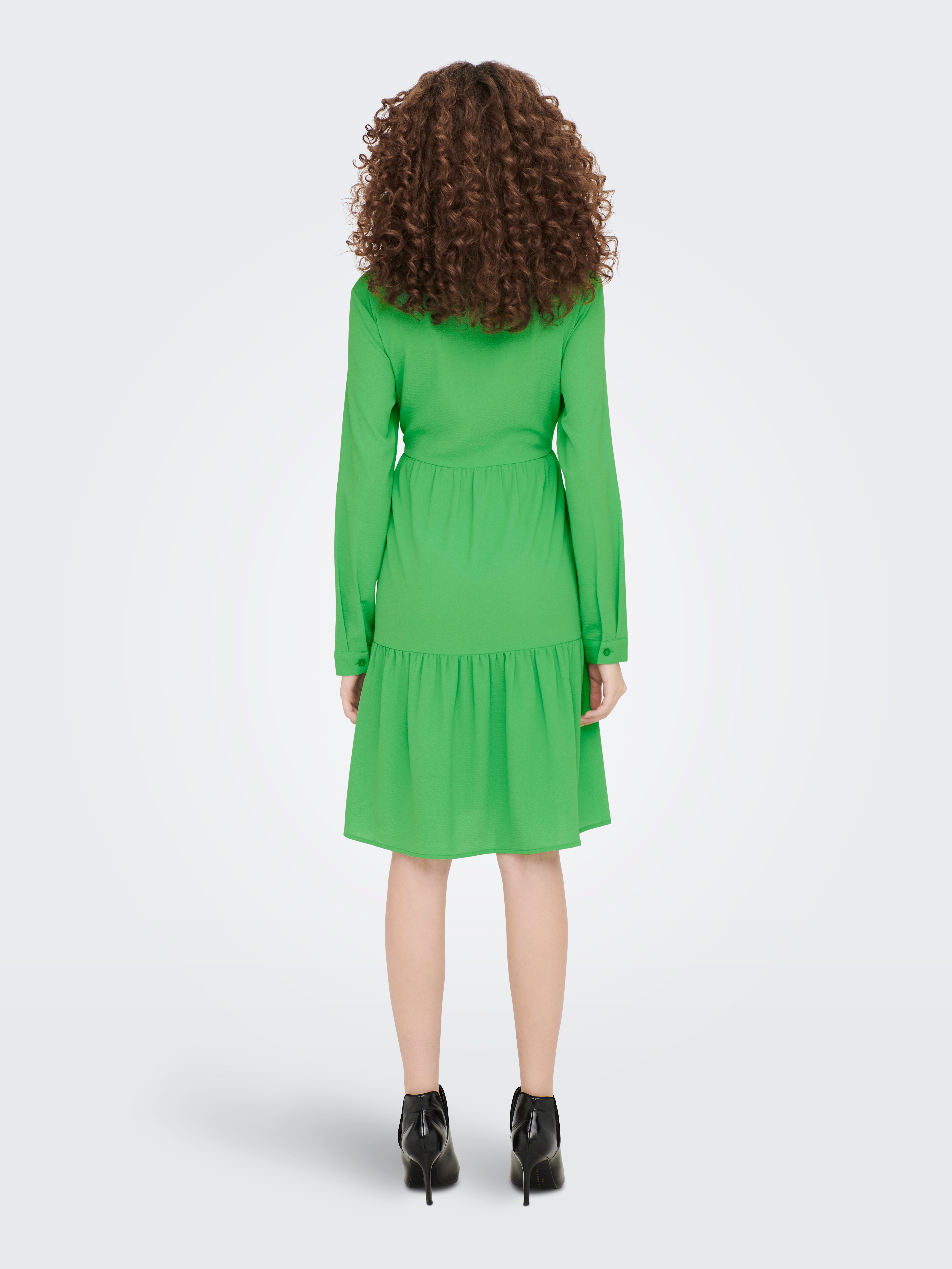 JDYPIPER Langes Kleid Kelly Green