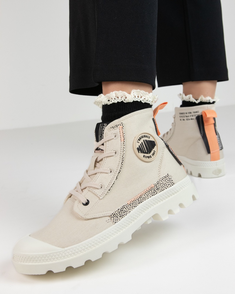 Palladium Underlayer Veterboots  - beige