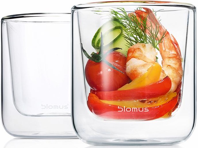 BLOMUS Thermoglas »NERO« Doppelwandig, Inhalt 200 ml, 2-teilig