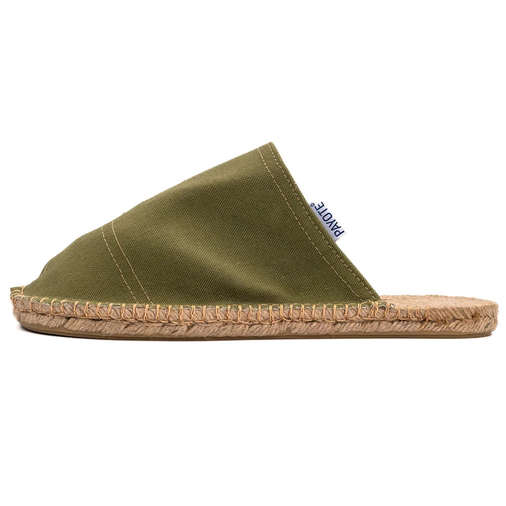 Mule Espadrille Vert Olive