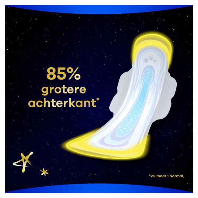 Always Ultra Maandverband Secure Night Extra Met Vleugels 8 Stuks