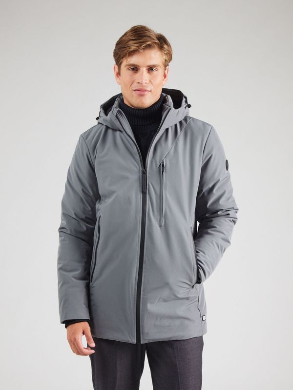 HARWICK - Polyester - Mid Grey - Winterjas