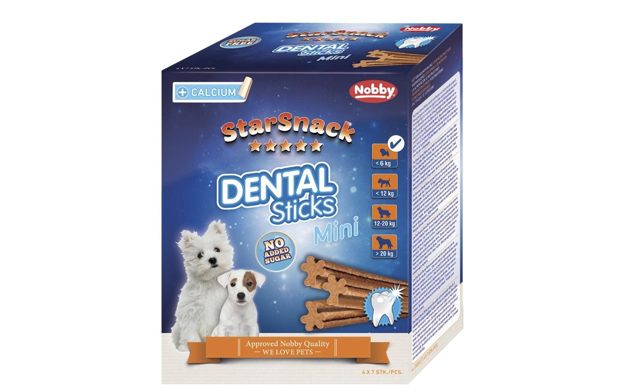 Kausnack StarSnack Dental Sticks mini, 28 Stück, 252 gReinigung und Kauspass für Hunde