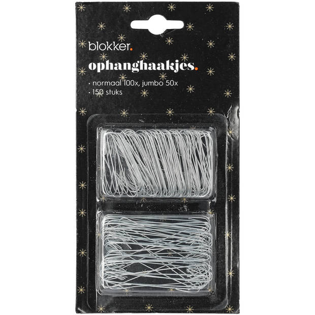 Ophanghaakjes S/150 zilver