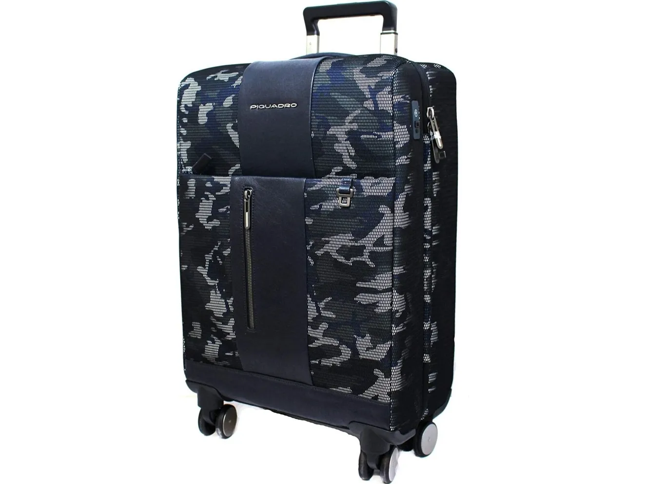 Travel Piquadro, firehjulet, kabinevogn, bv4444brbm, 12 x 9,5 x 1,5 cm