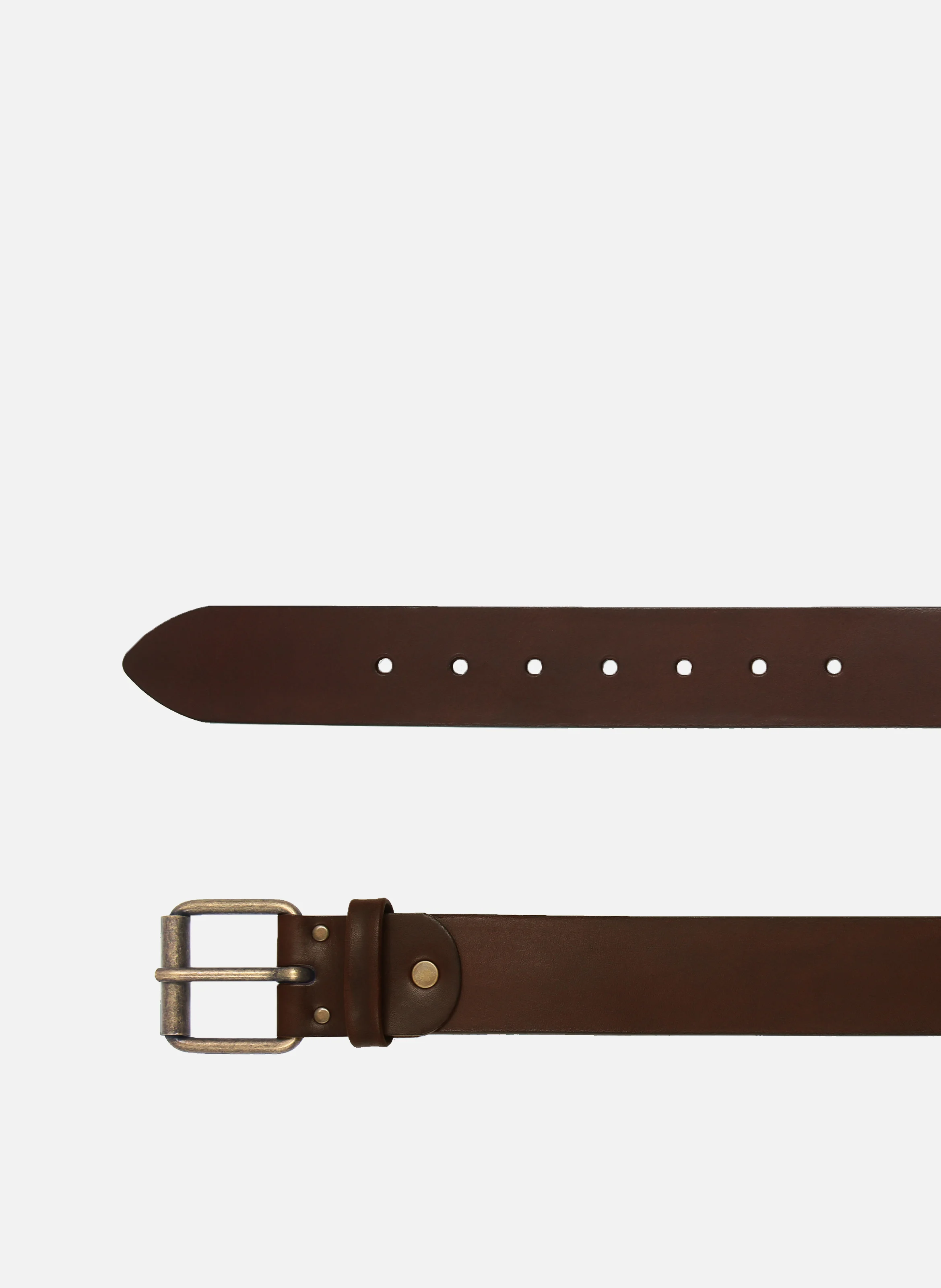 Ceinture week-end cuir lisse | Marron