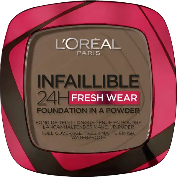 Infaillible 24H Fresh Wear Make-Up-Puder 390 Ebony